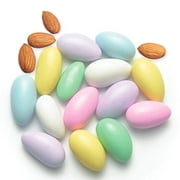 Andy Anand Premium Thin sugar Crust Jordan Almonds Super Fine, Pastel Colors, Bulk Pack Party Candy Coated Almonds Crunchy & Delicious Great for Weddings Showers Birthdays (2Lbs)