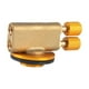 thumbnail image 4 of Válvula de gas de cilindro plano, válvula de control de quemador de gas, accesorio de metal, cabezal doble para camping, senderismo, cocina, picnic, b, 4 of 9
