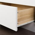 thumbnail image 4 of Kingfisher Lane Queen Wood Platform Storage Bed in White, 4 of 6