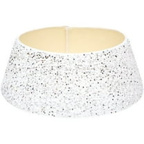 Christmas Tree Skirt Christmas Tree Collar Glitter Christmas Tree Base Cover Christmas Tree Ring Decorative for Holiday Home Party Decor Ornaments -Gold