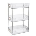 thumbnail image 4 of Abbracc Spice Rack Organizer Large Capacity Tray Makeup Shelf Organizer Vanity Organizer White 3 layers, 4 of 9