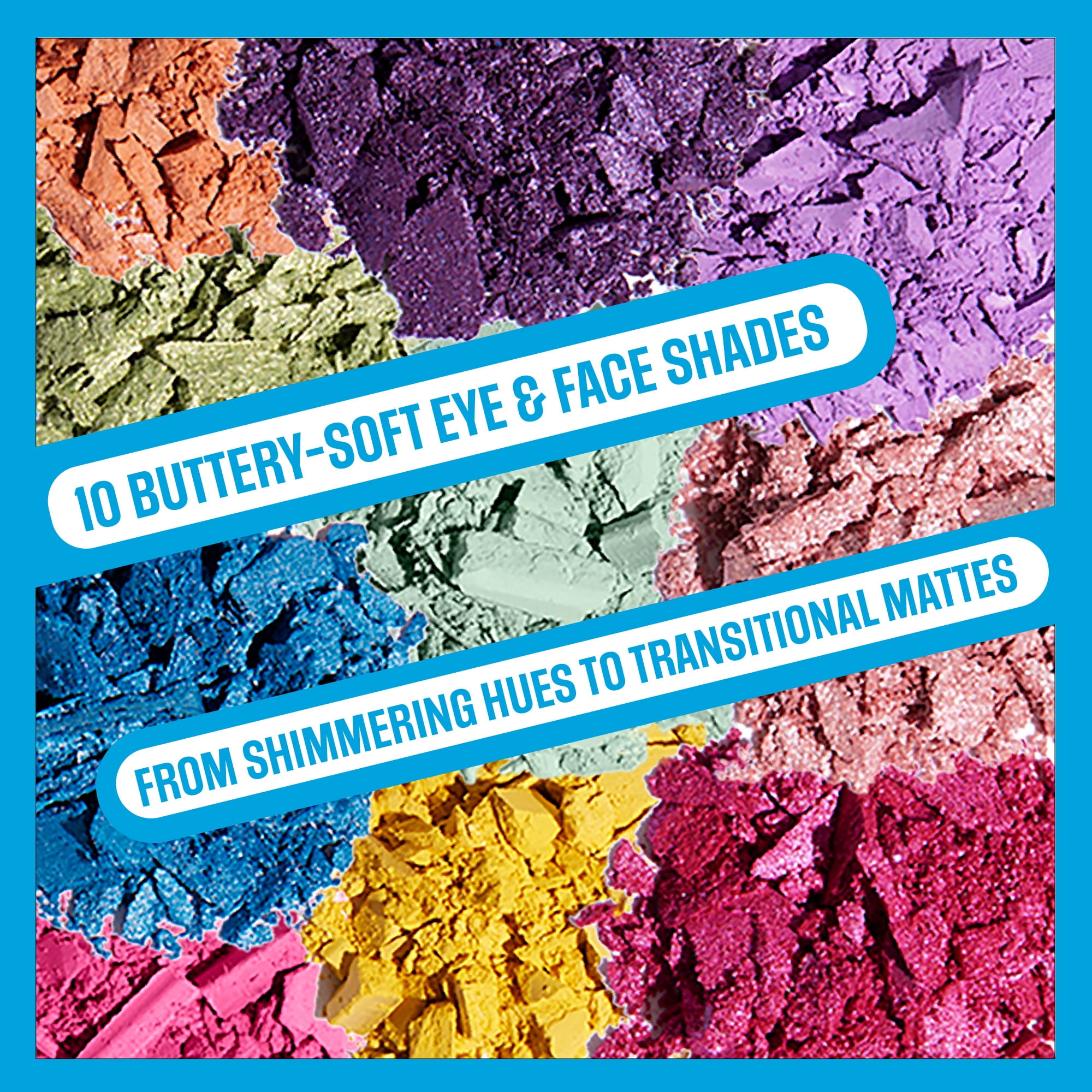 Wet N Wild Fantasy Makers Eye & Face Palette in Queen of Brights - 0.49 oz.