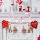 thumbnail image 4 of Fiudx Cuentas de Borla para San Valentín, Diseño de Cuerda Suave, Cuentas de Madera con Motivo Amoroso, Colgante Decorativo Versátil, Perfecto para Coronas y Guirnaldas, Decoración Romántica Del Hoga, 4 of 6