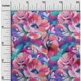 thumbnail image 2 of oneOone Tissu Polyester Spandex Pêche Foncé Floral & Matériel de Robe Tissu Imprimé Tissu au Mètre 56 Pouces de Large, 2 of 5