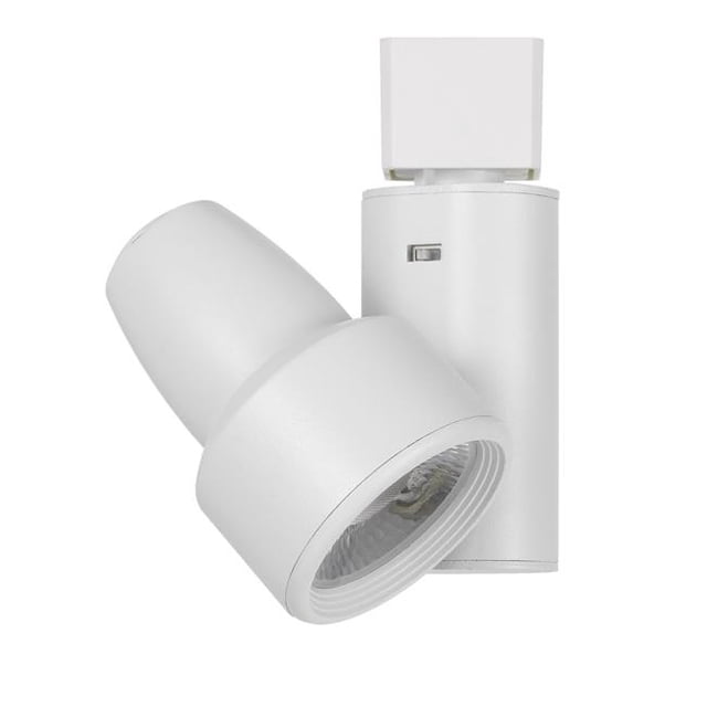 Cal Lighting HT-543M-WH Integrated Dimmable 20W LED Track Fixture with 3 Level Temperature Control, White - 2700K-3000K-4000K
