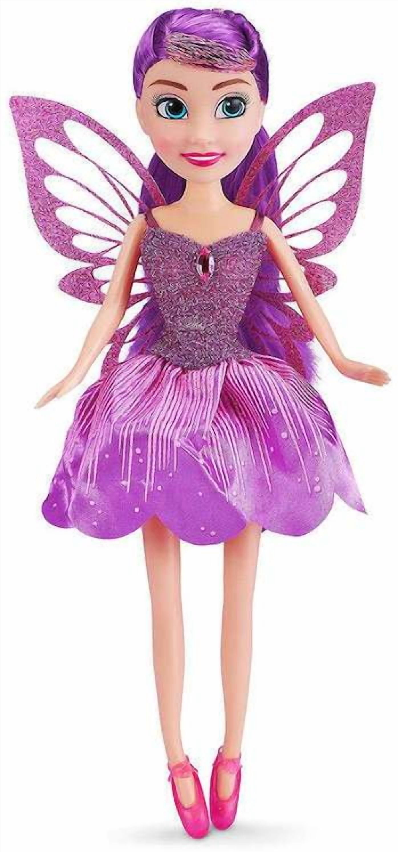 ZURU Sparkle Girlz Fairy Princess Doll, Poseable Design, Purple