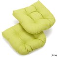 thumbnail image 2 of Blazing Needles 19-inch U-Shaped Outdoor Spun Polyester Tufted Dining Chair Cushion (Set of 2), 2 of 2