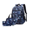 thumbnail image 1 of Mochila impermeable para estudiantes de escuela primaria y secundaria con almuerzo, 1 of 8