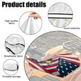 thumbnail image 6 of Uorisanigo ATV Seat Cover Waterproof Bald Eagle USA Flag Print Motorcycle Seat Cushion Cover Universal ATV Accessories Fit for Sportsman/Rancher/Foreman/Scrambler/Kodiak/Polaris Scrambler, 6 of 7