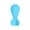 Blue, variant on Infant Feeding Spoon Set Easy Attach To Baby Food Pouches Silicone Baby Food Pouches Spoon Attachments Easy To Use，1PC