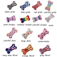 thumbnail image 2 of 5 pcs/set Mini Grid, Stripe Pattern Lightweight Pet Hair Accessories for Small Dogs Bone Shape Pet Hairpin Cat Grooming Supplies Dog Hair Clip Snap Hair Clips WAVE, 2 of 8