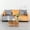 Gray+Yellow, variant on Easy - to - assemble couch | Ideal for home decoration | Relax in a body - molded sitting position