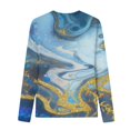 thumbnail image 5 of EQWLJWE Robes Maxi d'Été pour Femmes 2024 Vacances Tendance, Robes Sans Manches de Plage pour Femmes en Solde, Grande Taille Décontractée Imprimée Col Rond Manches Courtes Ample Longueur Genou, 5 of 5