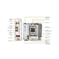 thumbnail image 6 of Aorus Ultra Durable X870I AORUS PRO ICE Gaming Desktop Motherboard - AMD X870 Chipset - Socket AM5 - Mini ITX (x870iaorusproice), 6 of 6