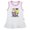 White Sleeveless Dresses, variant on iDzn I Like Big Trucks and I Cannot Lie Funny Dresses For Baby, Newborn Babies Skirts, Infant Princess Dress, 0-24M Kids Graphic Clothes (White Sleeveless Dresses, 12-18 Months)