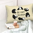 thumbnail image 6 of Kll Panda Doing Yoga Pillow Covers Envelope Closure,Super Soft And Cozy Fuzzy Fleece Pillow Case Cover 16"X24", 6 of 9