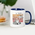 thumbnail image 3 of CafePress - Peanuts Happiness Thanksgiving Dinner Mug - 11 oz Ceramic Mug - Novelty Coffee Tea Cup, 3 of 4