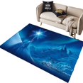 thumbnail image 1 of Ice And Snow World Carpet, Bedroom, Princess, Bedside, Elsa Floor Mat, Very Suitable For Living Room, Large Dining Room-QQ, 1 of 2