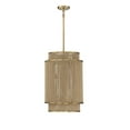 thumbnail image 2 of Ashburn 6-Light Pendant in Warm Brass and Rope, 2 of 4