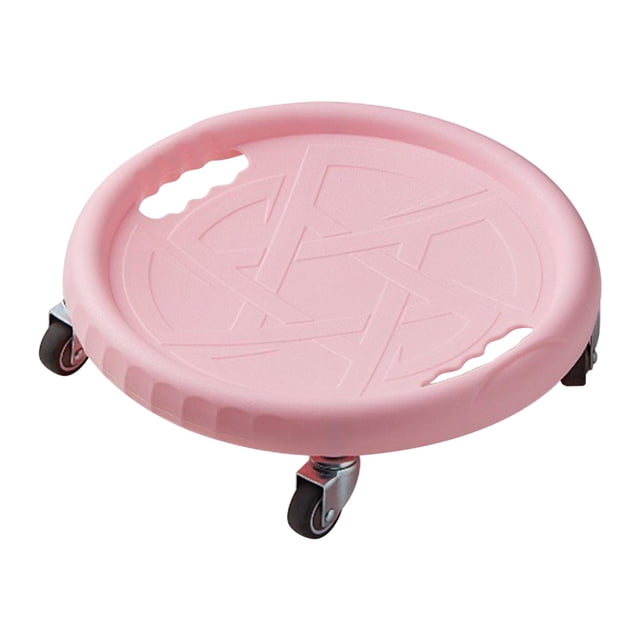 QIPOPIQ Abdominal Wheel Roller - Ab Roller Wheel for Abdominal Exercise | Exercise Ab Wheel with Mute Four Wheels Curved Groove Handle 360° Scroll Wheel Abs Roller