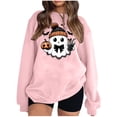 thumbnail image 2 of Amzcrzy Chandails en Molleton pour Femmes Halloween Chandail en Molleton Mode Imprimé Ample Manches Longues Blouse Col Rond Chandails en Molleton Sans Capuche Chandails en Molleton pour Femmes Chandails en Molleton et Chandails à Capuchon TG, 2 of 4