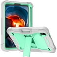 thumbnail image 2 of TECH CIRCLECase for iPad 10th Generation 10.9 inch 2022, Three Layer Full Body Protection Kickstand Cases Drop-Proof Shockproof Protective Cover for Apple iPad 10th Gen 10.9" 2022 release,Green, 2 of 9