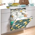 thumbnail image 2 of Yayeee Magnetic Dishwasher Cover for The Front Decoration Home Kitchen Machine Sticker Protector, Yellow Lemons, 2 of 6