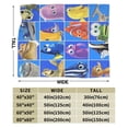 thumbnail image 3 of Mantas de felpa de Buscando a Nemo, mantas de viaje, dormitorio, sala de estar, sofá, oficina, 3 of 8