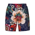thumbnail image 4 of Lsque Mens Swim Trunks Paisley2 Pattern - Bathing Suit Compression Liner - Beach Swim Shorts Swimwear - (S-3XL) - Stretch Quick Dry -3X-Large, 4 of 9