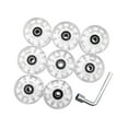 thumbnail image 2 of 8 Pcs Roues Lumineuses pour Planche à Roulettes, Roues de Quadruple Rouleau de Remplacement pour Double Lumière Rose, 2 of 9