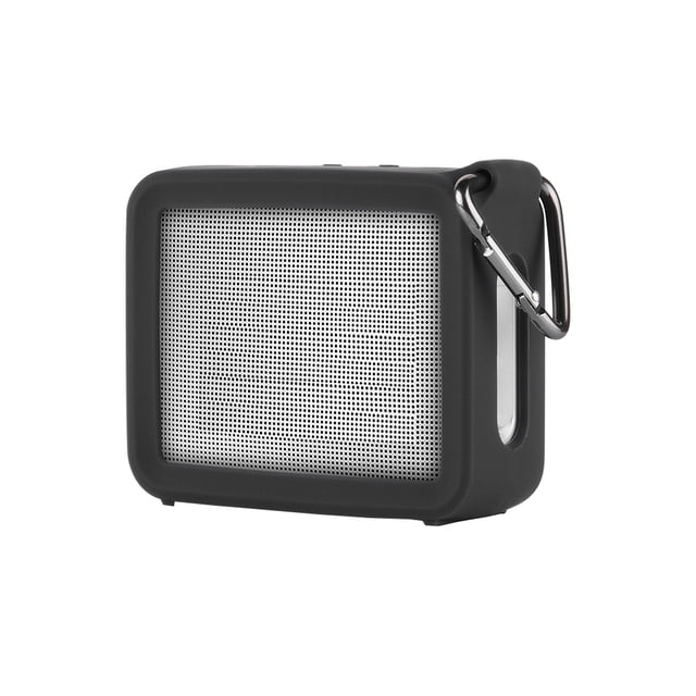 Seitruly Funda para GO 2 Funda para Go2 Funda de altavoz inalámbrico de silicona portátil Funda de bolsa de almacenamiento Cables de audio/vídeo Negro