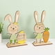 thumbnail image 5 of Advancent Adornos de conejo de Pascua, decoraciones de para fiesta en casa, de escritorio de conejito, accesorios de exhibición para Kits de decoración para fiestas Zanahoria, 5 of 6