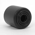 thumbnail image 4 of Leg Daddy 2-1/2" Black Round Plastic Sofa Leg with Non-Slip Rubber Base Set of 4, 4 of 5