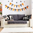 thumbnail image 3 of CNKOO Decorations Pillow Case Throw Pillows Cover Spider Web Cat Skull Pillow Case Decorative Cushion Case, 3 of 5