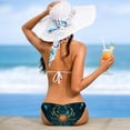 thumbnail image 5 of Cancer Constellation Women's Swimwear Bikini Set with Detachable Sponge and Adjustable Strap - Two-Pack, Beach Vacation-ready, 5 of 6