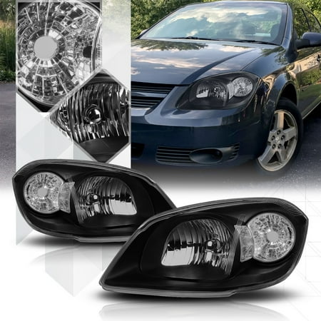 Black Housing Headlight Clear Turn Signal Reflector For 05 10 Cobalt Black Housing Headlight Clear Turn Signal Reflector For 05 10 Cobalt G5 Pursuit 06 07 08 09