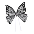 thumbnail image 6 of Abbraccia Embroidery Butterfly Flower Packaging Valentines Day Decor Floral Packaging Material for Anniversary Thanksgiving Black, 6 of 10
