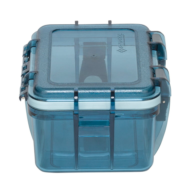 Outdoor Products Small Watertight Dry Box, Blue, Polycarbonate