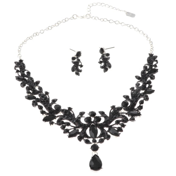 Rhinestone Necklace Set