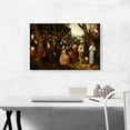 thumbnail image 2 of ARTCANVAS The Preaching of St. John Canvas Art Print by Pieter Bruegel the Elder - Size: 26" x 18" (0.75" Deep), 2 of 9