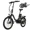Black, variant on Elifine 500W Foldable Electric Bike, 20" x 3.0" Fat Tire Electric Bicycle Max. 19.8mph Commuter Ebike, 48V 10.4Ah Removable Battery UL 2849 with 5 Riding Modes Electric Bike for Men Women Senior