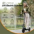 thumbnail image 2 of LiteFive LF6 Electric Scooter with 500W Motor, 10” Tires, 22mph & 23Miles Range, Folding Commuting E-Scooter for Adults with APP Control, Gray, 2 of 7
