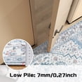 thumbnail image 6 of ASPILLOW Washable Area Rug for Living Room, 6x9 Bohemian Soft Non Shedding Low Pile Carpet for Dining Room Bedroom Den,Blue-gray, 6 of 7