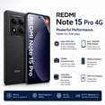 thumbnail image 3 of Redmi Note 15 Pro 4G 512GB ROM 12GB RAM Dual SIM GSM Unlocked - Black, 3 of 5