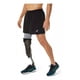 thumbnail image 3 of Short Running Asics Road 2-n-1 5in Negro Hombre 2011c388.002, 3 of 7