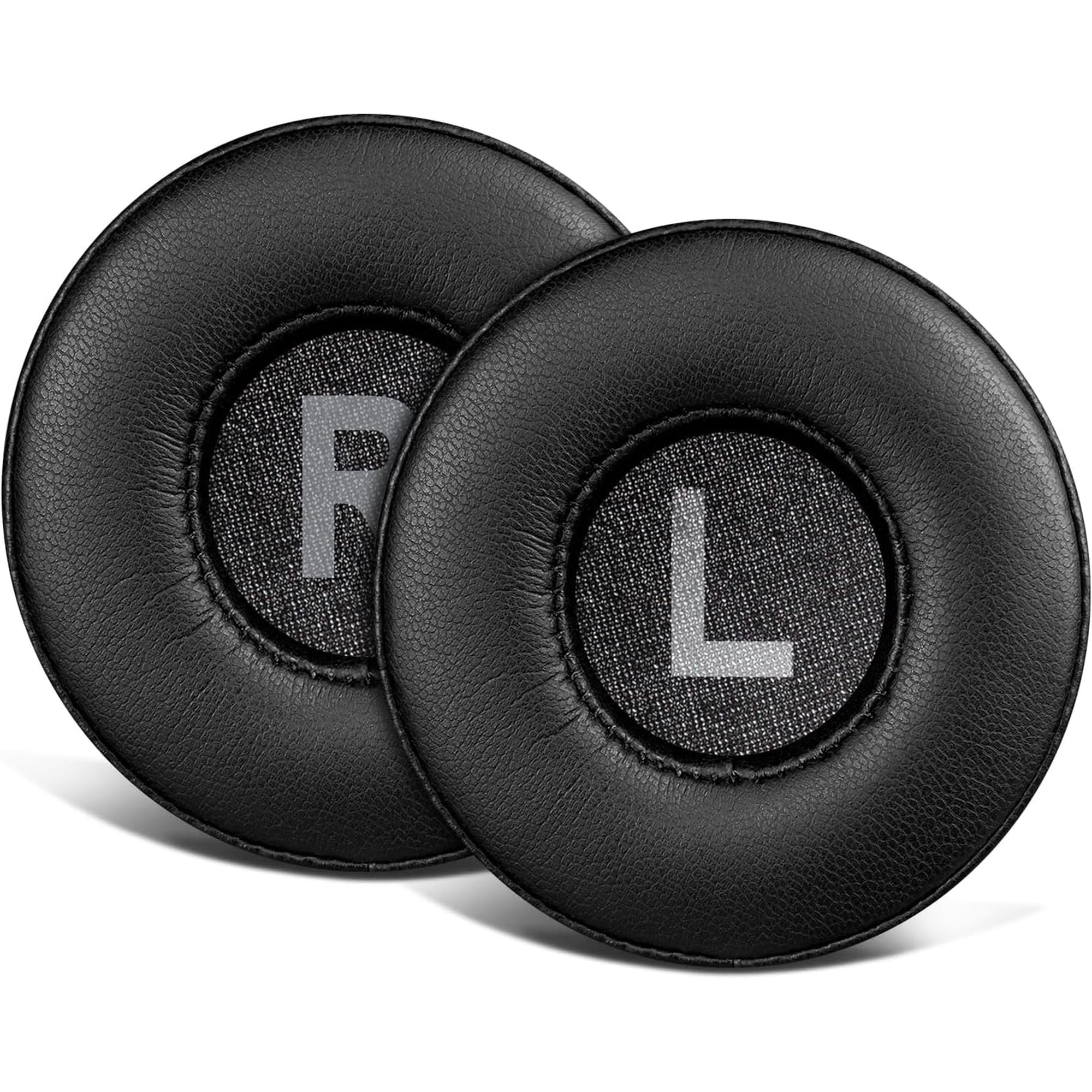 SOULWIT 70mm Protein Leather Earpads Replacement for Jabra Move/Elite 25h Wireless On-Ear Headphones, Ear Pads Cushions with High-Density Noise Isolation Foam - Black