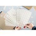 thumbnail image 2 of Amdohai 12 Sheets/Set Calender Sticker Daily Plan 12 Months 365 Days Label Sticker for DIY Craft Scrapbooking Journal Notebook Decoration Daily Planner Appointment, 2 of 7