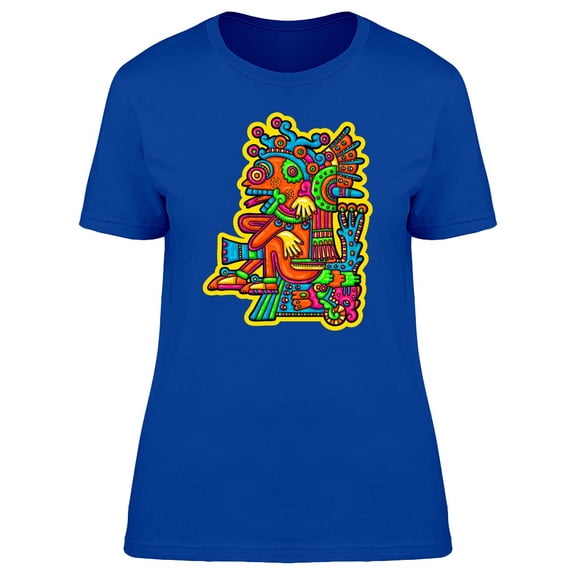 Mayan With Tongue Out T-Shirt Men -Image by Shutterstock, Male 3X-Large