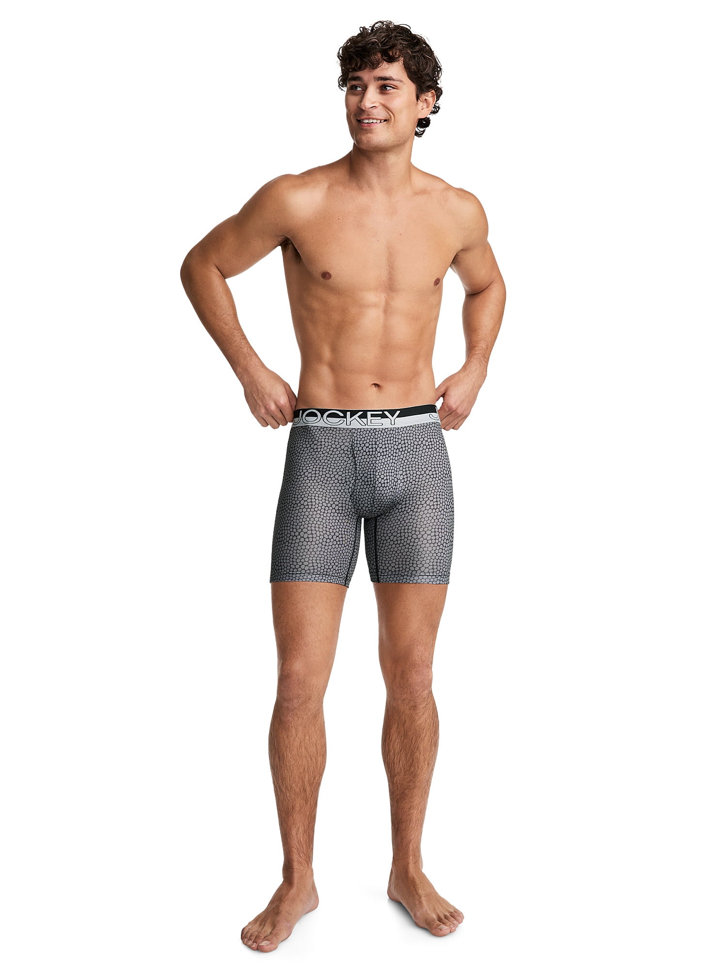 Jockey® Essentials Staycool+® Microfiber Stretch 6" Boxer Brief - 3 Pack