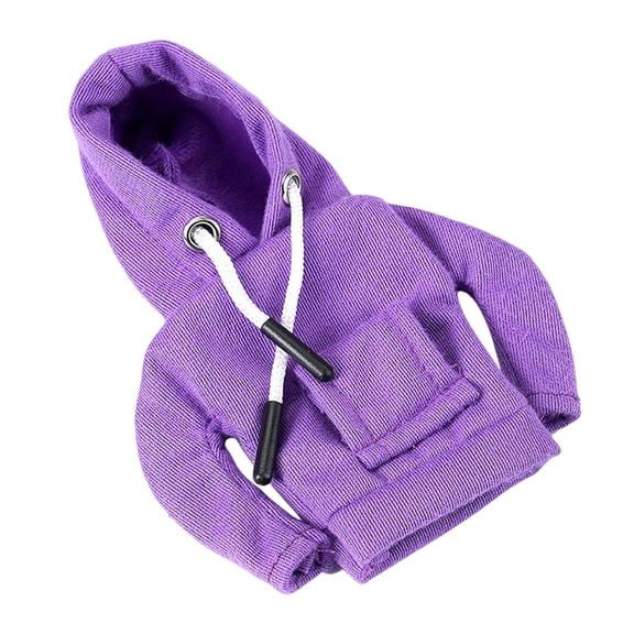 YIFAEUX Desk Goose Hoodie Costume Adjustable Hooded Sweater for 7" Doll Mini Porch Goose Costume with Pocket Decorative Gift for Enthusiasts